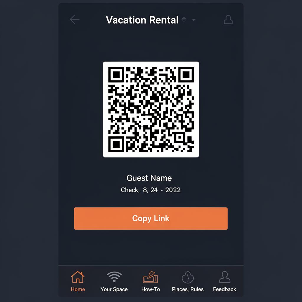 HostScreen — Digital welcome screens for rental guests